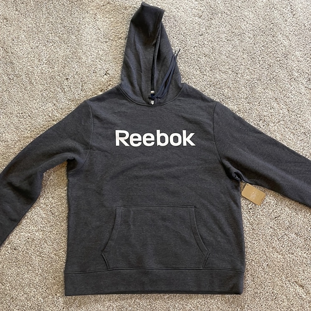 NWT Reebok Grey Hoodie